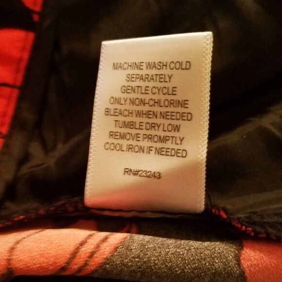 New York & Company Stretch Pants Wide Leg Poppy Flower Black Red Sz 0 Small - Picture 12 of 12